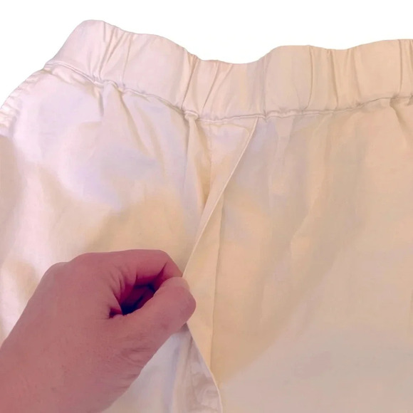 Pistola Bone Lainey Pants Cropped High Rise Pull on Cotton Sz S NWT - Picture 8 of 11